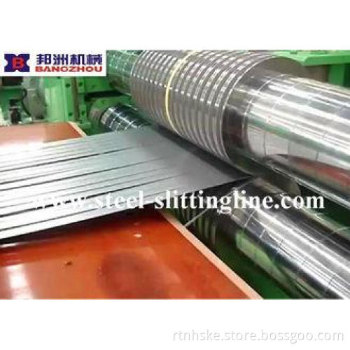High Speed Slitting Line Machine For Carbon Plate 2mm Thick